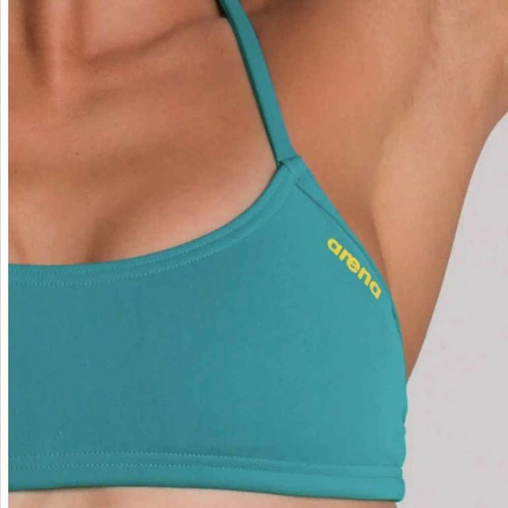 Barena Women's Teal Bikini Top